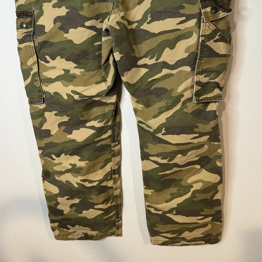 Carhartt Pants Mens 36x30 Camouflage Carpenter Cargo Relaxed Fit Hunting Camo
